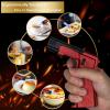 imageSondiko Double Flame Core Butane Torch Lighter Refillable Kitchen Torch for Cooking Industrial Welding Black amp Red Butane Gas Not IncludedRed