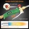 imageSondiko Propane Torch Weed Burner with 10 FT Hose High Output Weed Torch Flamethrower 30 Detachable Long Arm Heavy Duty Blow Torch with Flame ControlPROPANE TANK NOT INCLUDEDGreen Big Torch