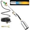 imageSondiko Propane Torch Weed Burner with 10 FT Hose High Output Weed Torch Flamethrower 30 Detachable Long Arm Heavy Duty Blow Torch with Flame ControlPROPANE TANK NOT INCLUDEDGreen Big Torch
