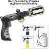 imageSondiko Powerful Propane Torch Gun Cooking Torch for Sous Vide Charcoal Starter and Steak Searing Best for Outdoor BBQ Party and Camping Gray amp Black Gas Welding KitTank Not IncludedBlack