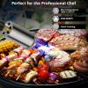 imageSondiko Powerful Propane Torch Gun Cooking Torch for Sous Vide Charcoal Starter and Steak Searing Best for Outdoor BBQ Party and Camping Gray amp Black Gas Welding KitTank Not IncludedGray