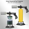 imageSondiko Powerful Propane Torch Gun Cooking Torch for Sous Vide Charcoal Starter and Steak Searing Best for Outdoor BBQ Party and Camping Gray amp Black Gas Welding KitTank Not IncludedGray