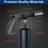 imageSondiko Powerful Propane Torch Gun Cooking Torch for Sous Vide Charcoal Starter and Steak Searing Best for Outdoor BBQ Party and Camping Gray amp Black Gas Welding KitTank Not IncludedGray  Black