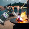 imageSondiko Powerful Propane Torch Gun Cooking Torch for Sous Vide Charcoal Starter and Steak Searing Best for Outdoor BBQ Party and Camping Gray amp Black Gas Welding KitTank Not IncludedGray