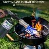 imageSondiko Powerful Propane Torch Gun Cooking Torch for Sous Vide Charcoal Starter and Steak Searing Best for Outdoor BBQ Party and Camping Gray amp Black Gas Welding KitTank Not IncludedBlack