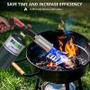 imageSondiko Powerful Propane Torch Gun Cooking Torch for Sous Vide Charcoal Starter and Steak Searing Best for Outdoor BBQ Party and Camping Gray amp Black Gas Welding KitTank Not IncludedRed  Black