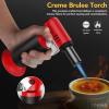 imageSondiko Butane Torch Lighter with Visible Fuel Window Refillable Soldering Torch with Adjustable Flame for Welding Resin Art IndustrialButane Gas Not IncludedRedblack