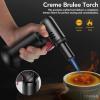 imageSondiko Butane Torch Lighter with Visible Fuel Window Refillable Soldering Torch with Adjustable Flame for Welding Resin Art IndustrialButane Gas Not IncludedBlack 2