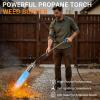 imageSondiko Propane Torch Weed Burner High Output Weed Torch with Hose Heavy Duty Blow Torch Weed Torches for OutsideFlamethrower for Garden Wood Ice Snow MeltingPropane Tank Not Included