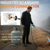 imageSondiko Propane Torch Weed Burner High Output Weed Torch with Hose Heavy Duty Blow Torch Weed Torches for OutsideFlamethrower for Garden Wood Ice Snow MeltingPropane Tank Not Included