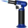 imageSondiko Butane Torch Lighter with Visible Fuel Window Refillable Soldering Torch with Adjustable Flame for Welding Resin Art IndustrialButane Gas Not IncludedBlue  Black