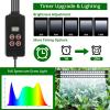 imageSondiko Seed Starter Tray with Grow Light Heated Seed Starter Kit with Temperature Display Humidity Dome Germination Kit Adjustable Plant Light for Seed Starting and Seedling GrowthDark Green