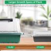imageSondiko Seed Starter Tray with Grow Light Heated Seed Starter Kit with Temperature Display Humidity Dome Germination Kit Adjustable Plant Light for Seed Starting and Seedling GrowthGreen