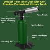 imageSondiko Big Butane Torch Lighter Soldering Torch with Monster Footprint Shaped Base Adjustable Flame Safety Lock Butane Not Included