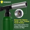 imageSondiko Big Butane Torch Lighter Soldering Torch with Monster Footprint Shaped Base Adjustable Flame Safety Lock Butane Not Included