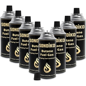 image:imageSondiko Outdoor Camping Stove Portable Camping Stove with Butane Gas Butane Fuel Tanks for Stove Butane Fuel CanisterExplosion Proof  RVR System1 Stove with 4 Butane Can8 Pack