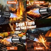 image:imageSondiko Powerful Propane Torch Gun  Adjustable Flame Thrower FrontMounted LED Light For Searing Steak BBQ Sous Vide Camping Charcoal Starter